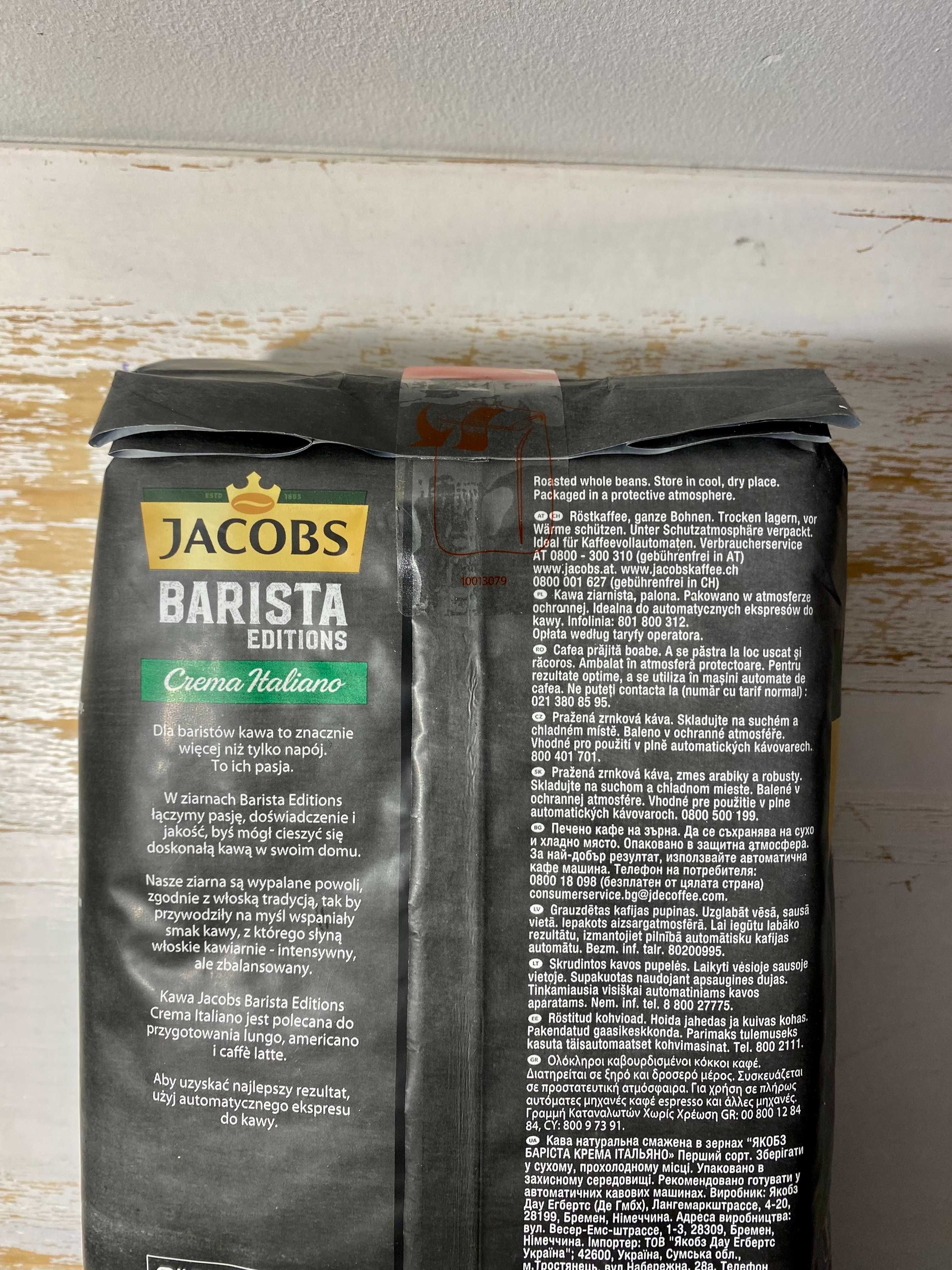 Kawa ziarnista Jacobs Barista Editions - Crema Italiano  1 kg