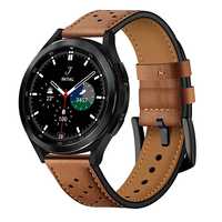 Tech-protect Leather Samsung Galaxy Watch 4 / 5 / 5 Pro / 6 Brown