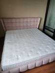 Італійське рожеве ліжко King Size 180×200 + ортопедичний матрац