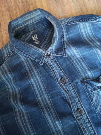 Gap джинсовая рубашка, деним, р. 14 , 152, состояние новой. Оригинал