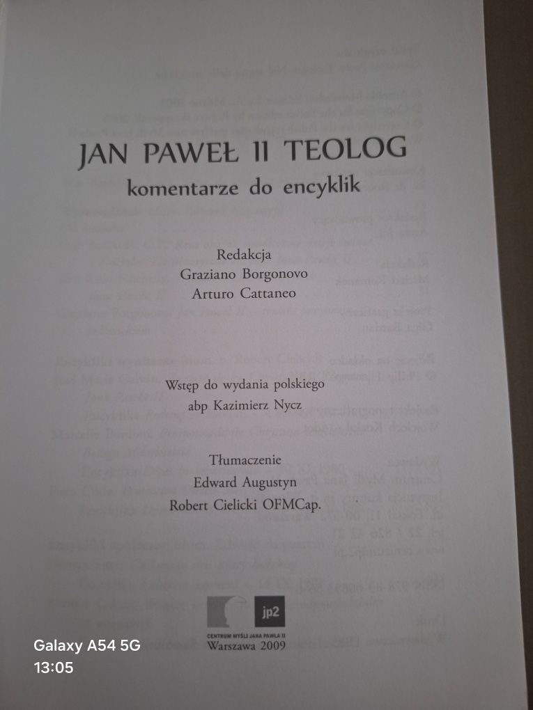 Jan Paweł II Teolog komentarze do encyklik