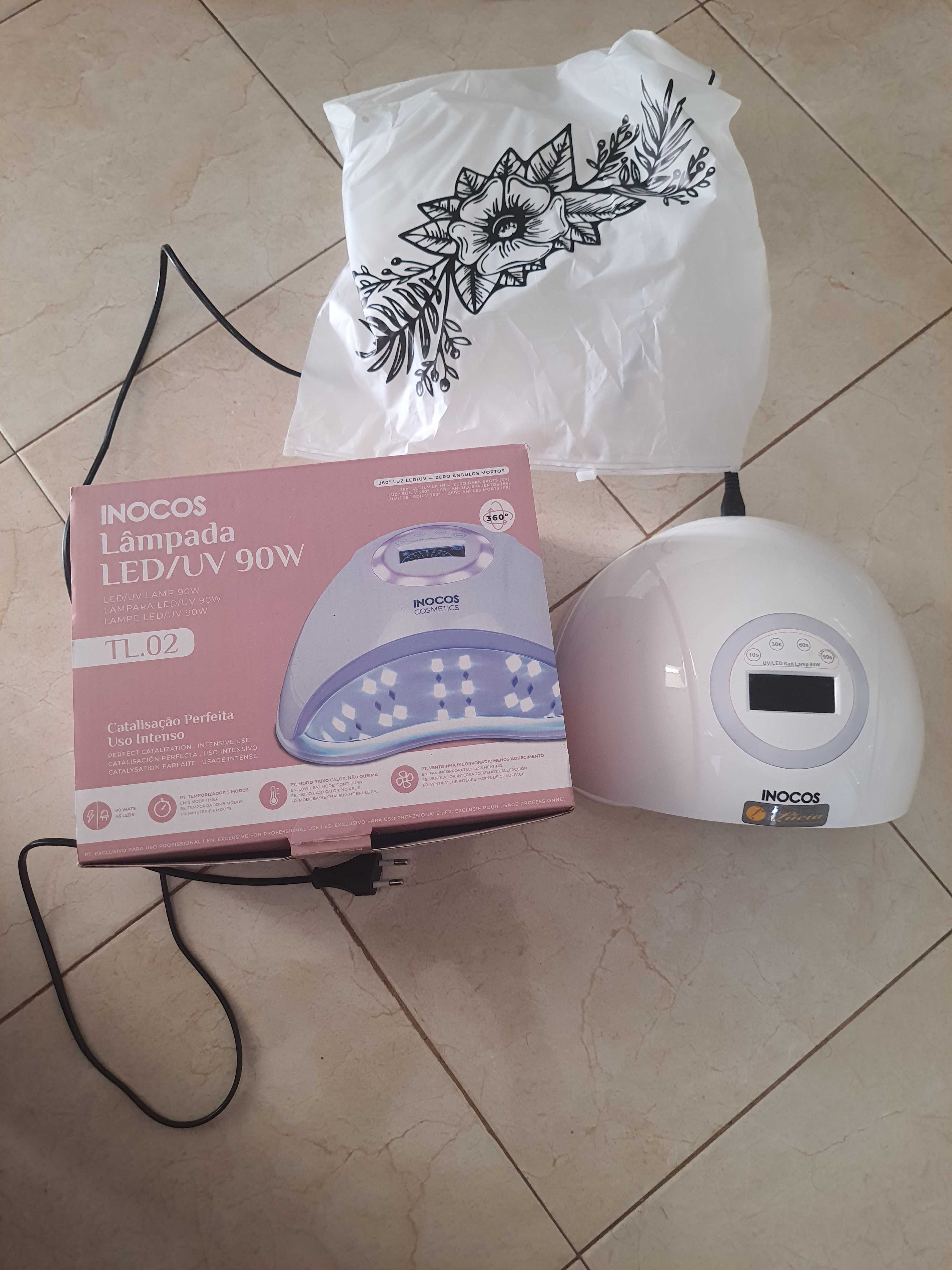Secador catalizador unhas gel 90W led uv PROFISSIONAL