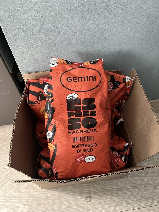 Кава натуральна в зернах GEMINi
