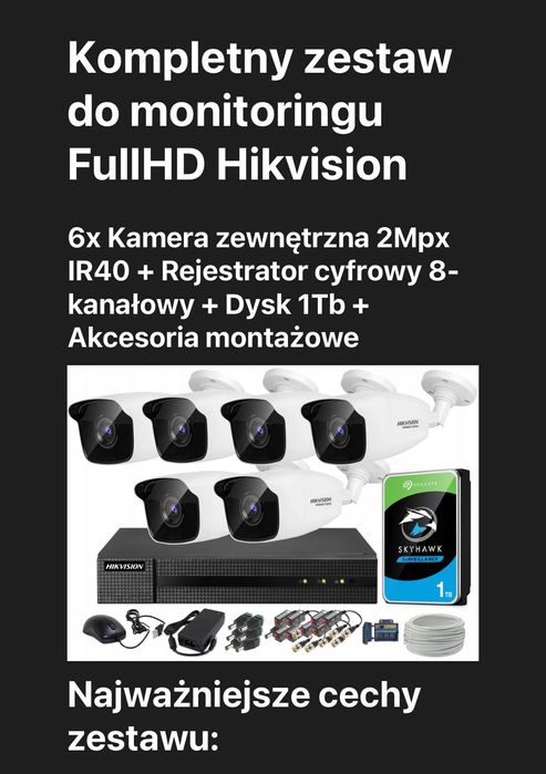 Zestaw cctv Hikvision