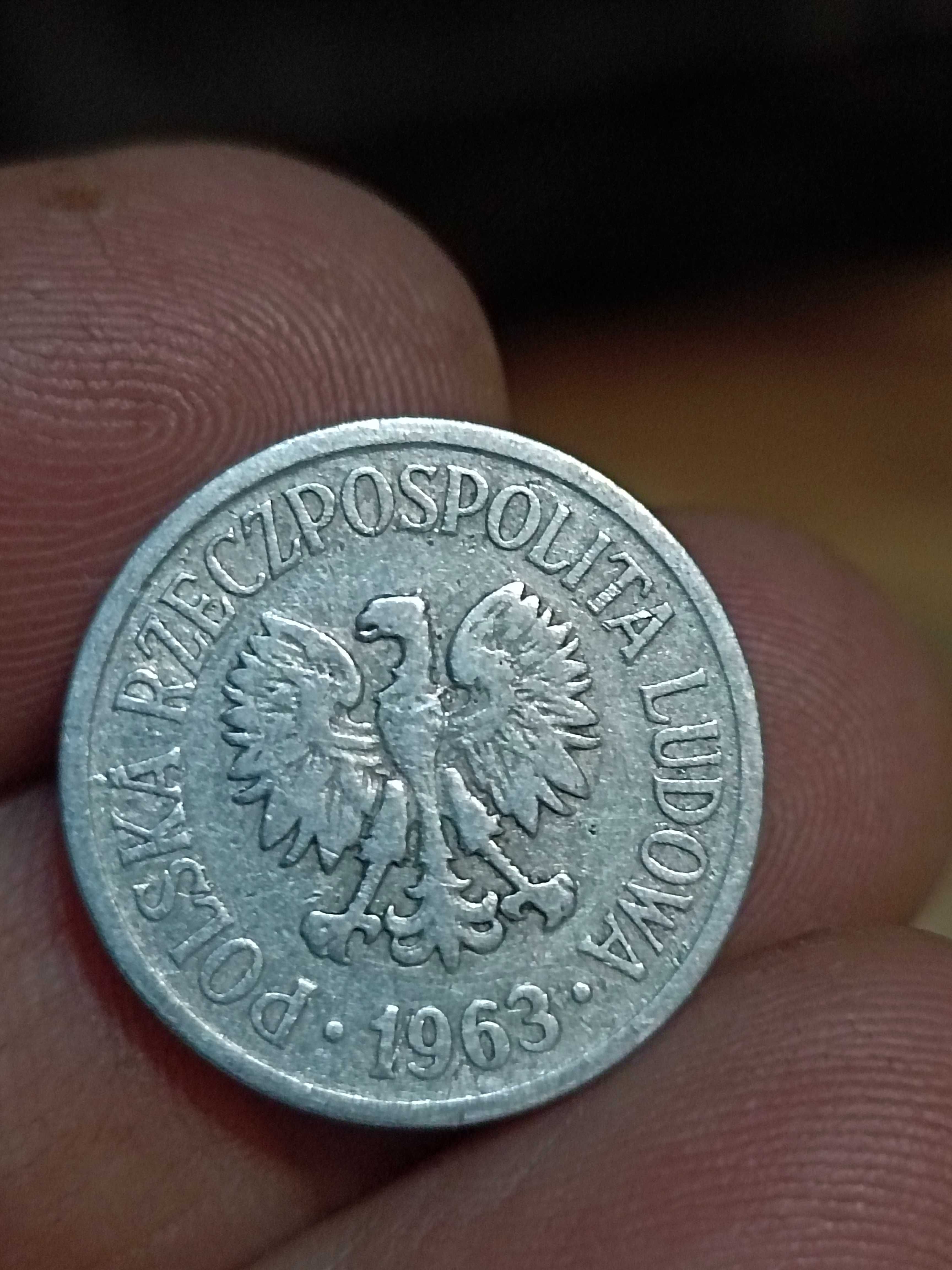 Sprzedam monete 20 groszy 1963 bez znaku mennicy