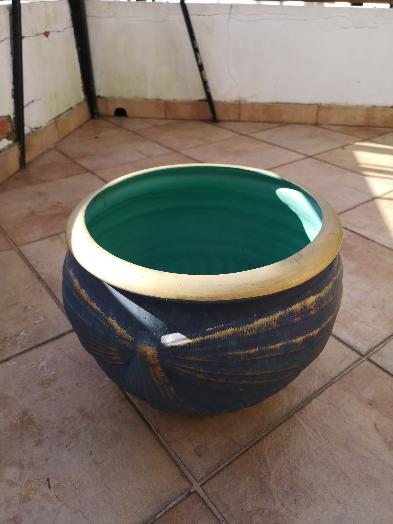 Conjunto de vasos de jardim