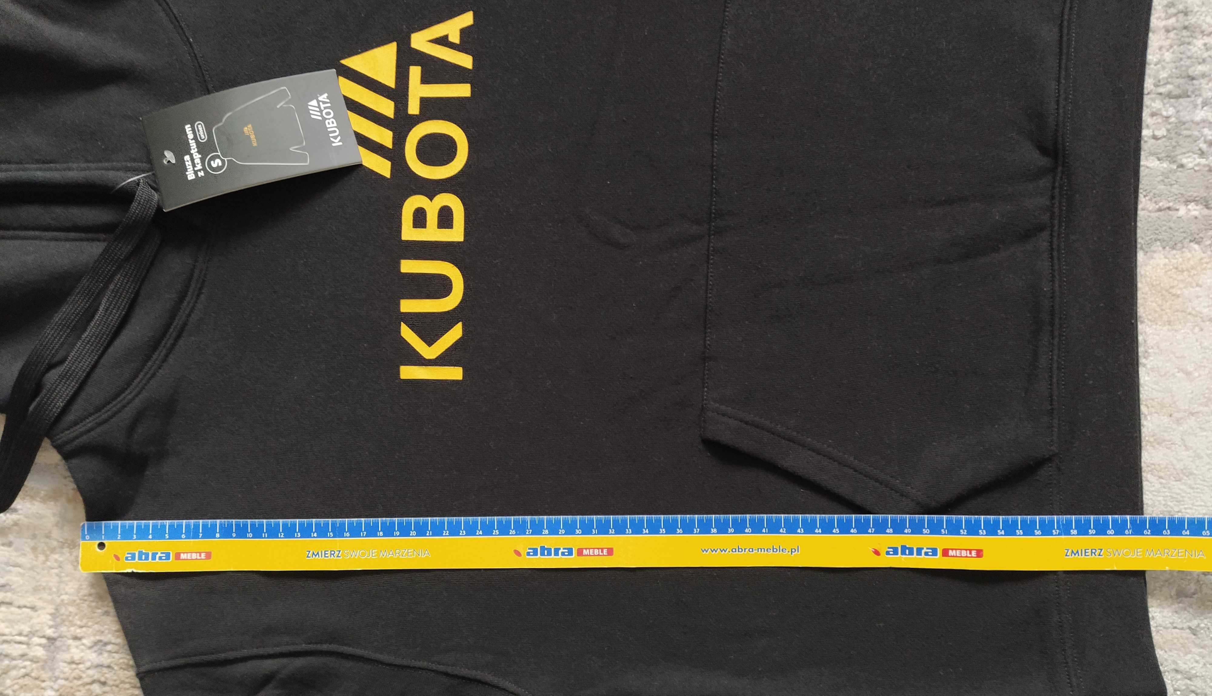 Czarna bluza z kapturem Kubota Unisex