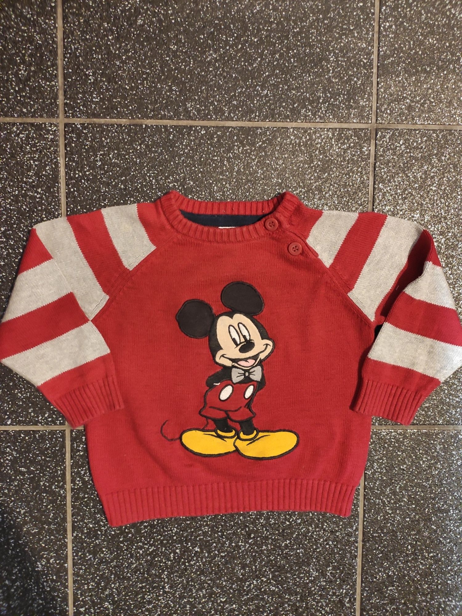Sweter Myszka  Mouse Mickey rozmiar 74 cm C&A Disney