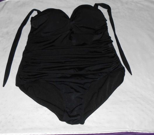czarny kostium kąpielowy H&M  size plus  54
