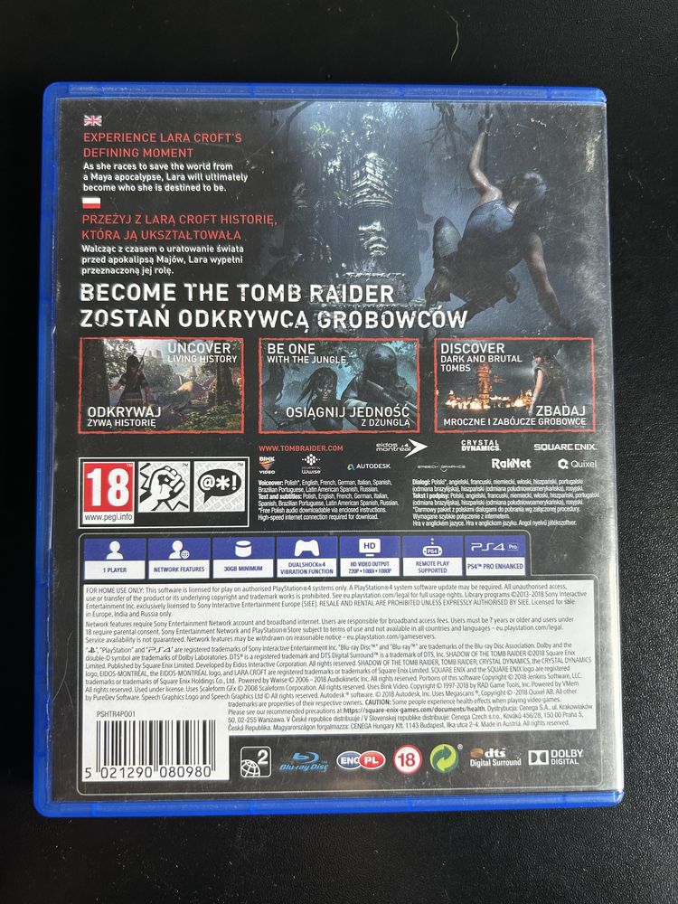 Shadow of The Tomb Raider Ps4