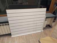 Panel sklepowy Spacewall 120X90 biały wsuwki szare