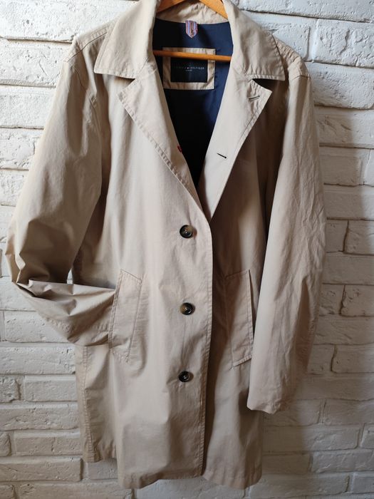 Trencz płaszcz męski na jesień wiosnę Tommy Hilfiger s m