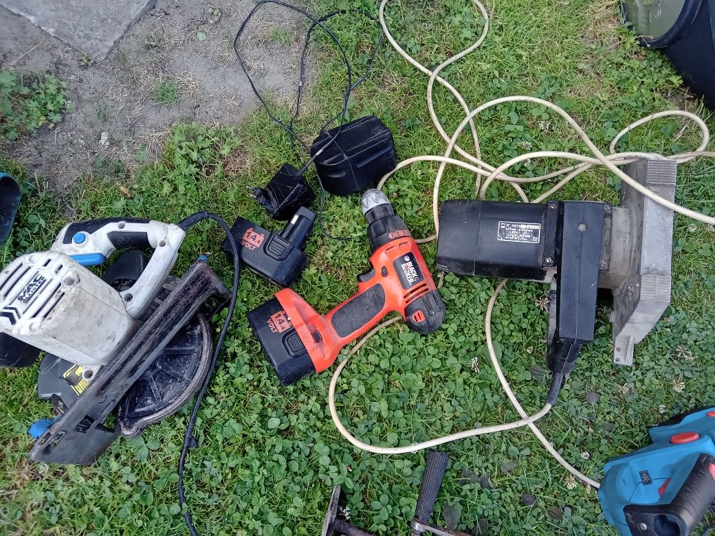 Elektronarzędzia piła wiertarka kuchenka myjka
