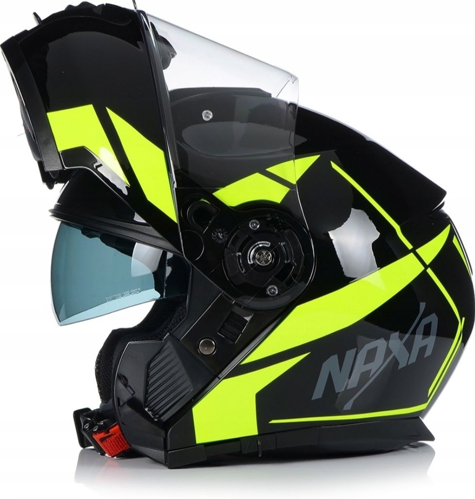 NAXA FO4/D kask motocyklowy +BLENDA + NIE PARUJE