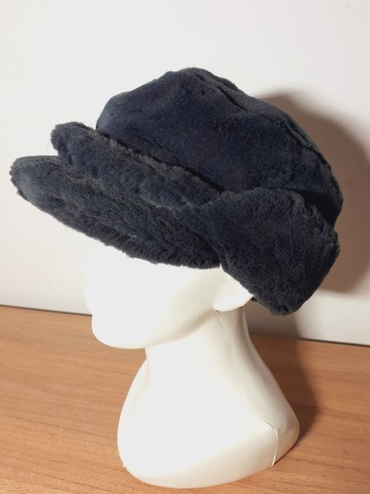 Czapka zimowa futrzana Nowa rozm 55