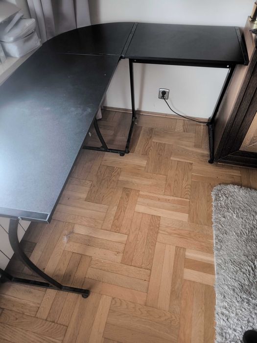 Biurko i fotel gamingowe = komplet