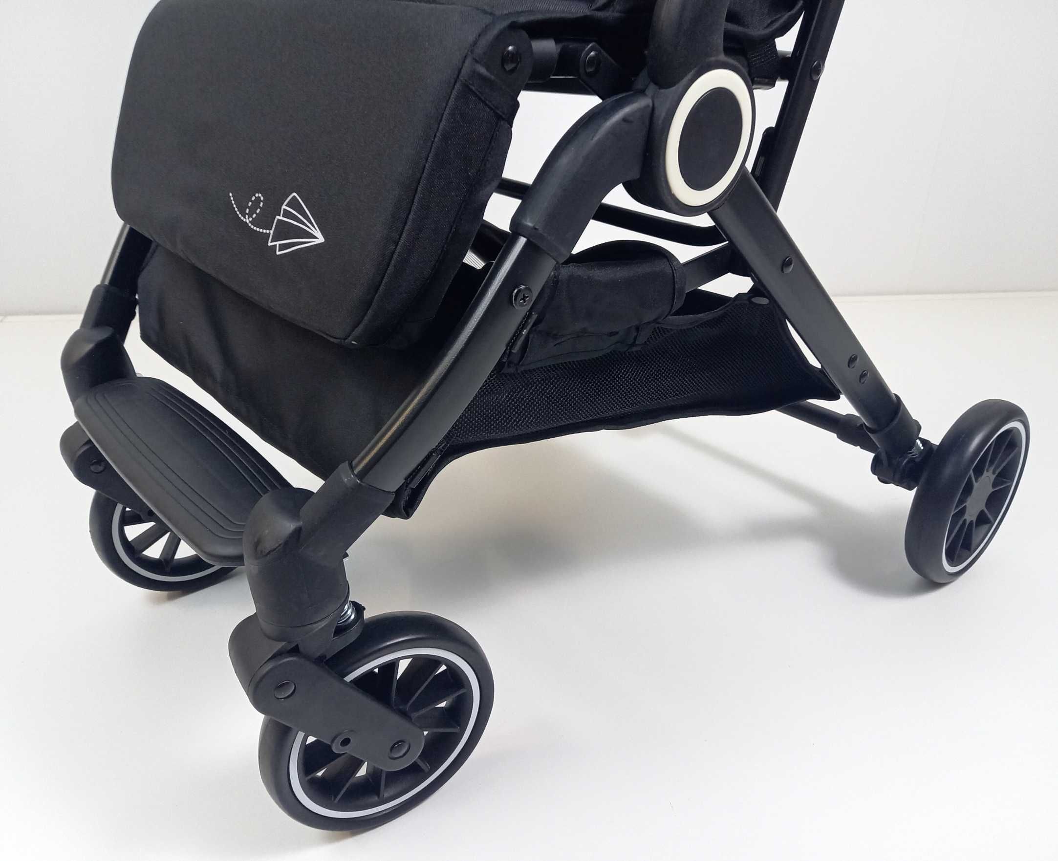 NOWY Wózek spacerowy Mobiclinic TRIP do 15kg niebieski ultrakompaktowy