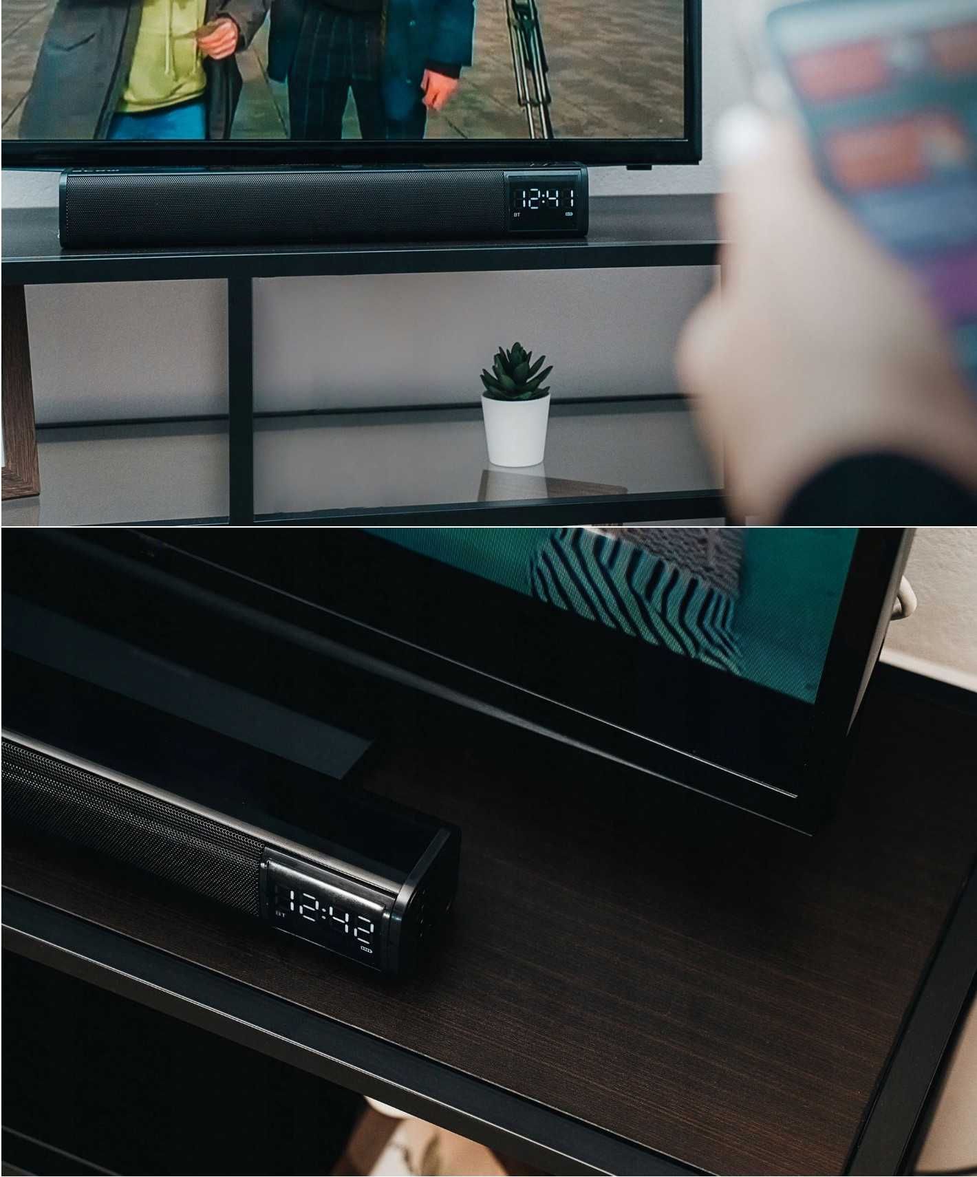 SOUNDBAR Głośnik BLUETOOTH Przenośny do TV Radio FM USB SD na Prezent