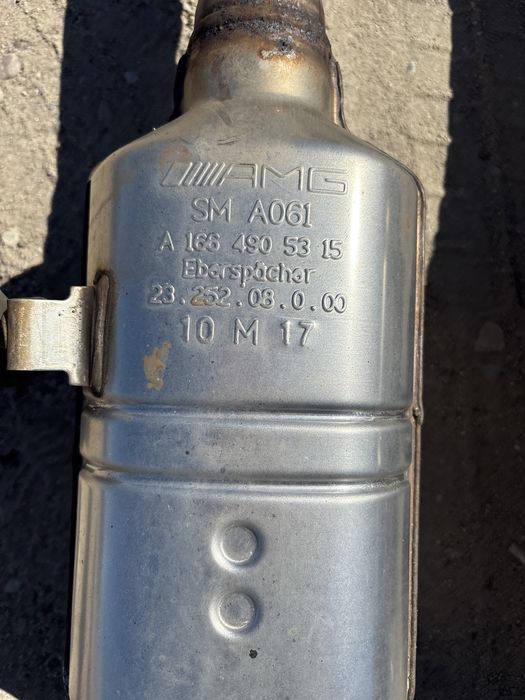 Wydech tłumik Mercedes GLE W292 AMG 3.0 V6