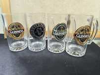 4 canecas Guinness em vidro
