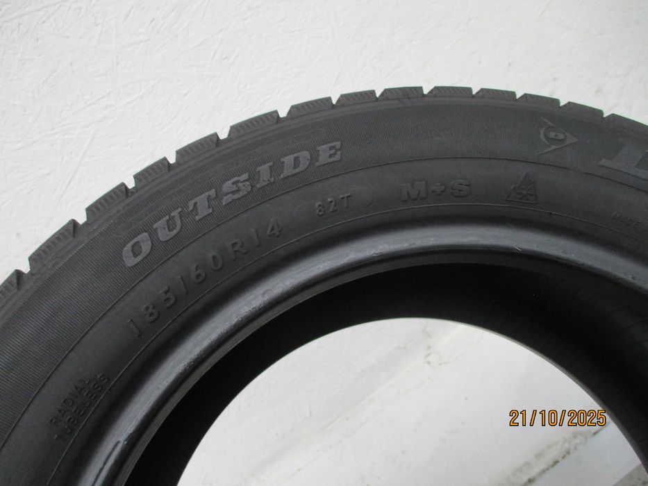 2x 185/60r14 Dunlop SP Winter Response  6,6mm