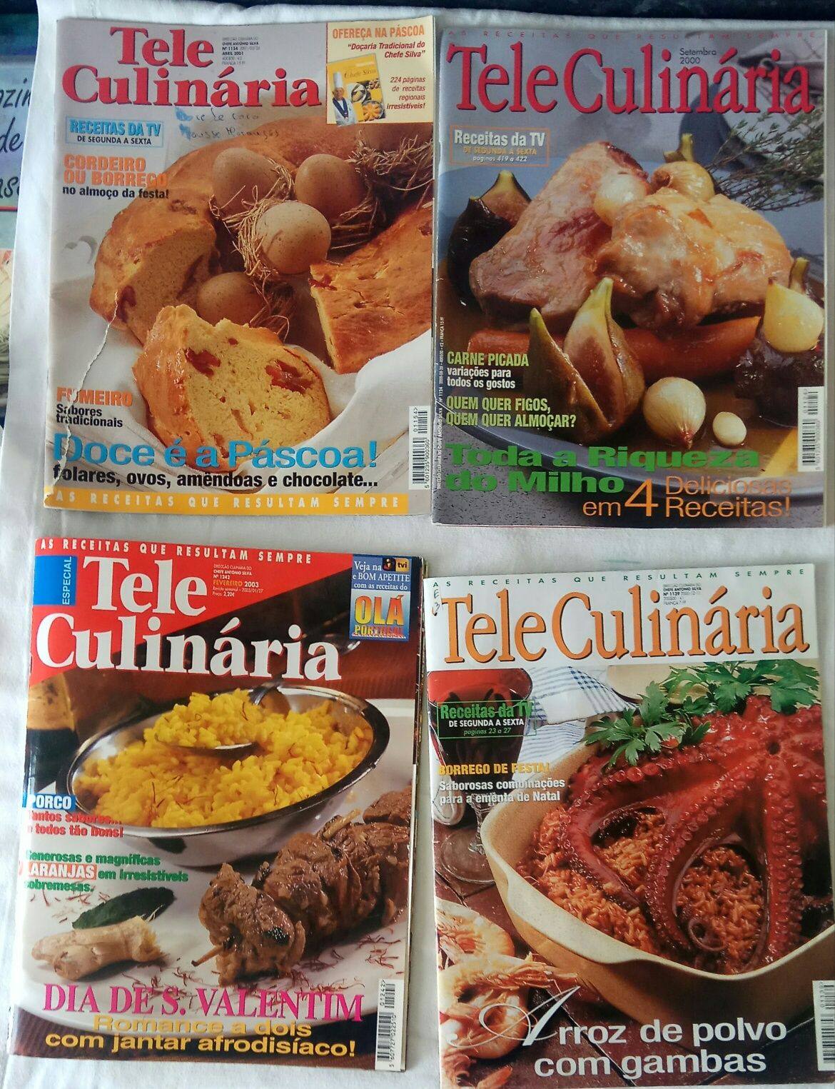 Revistas Culinária. " Tele Culinária" 9 unidades