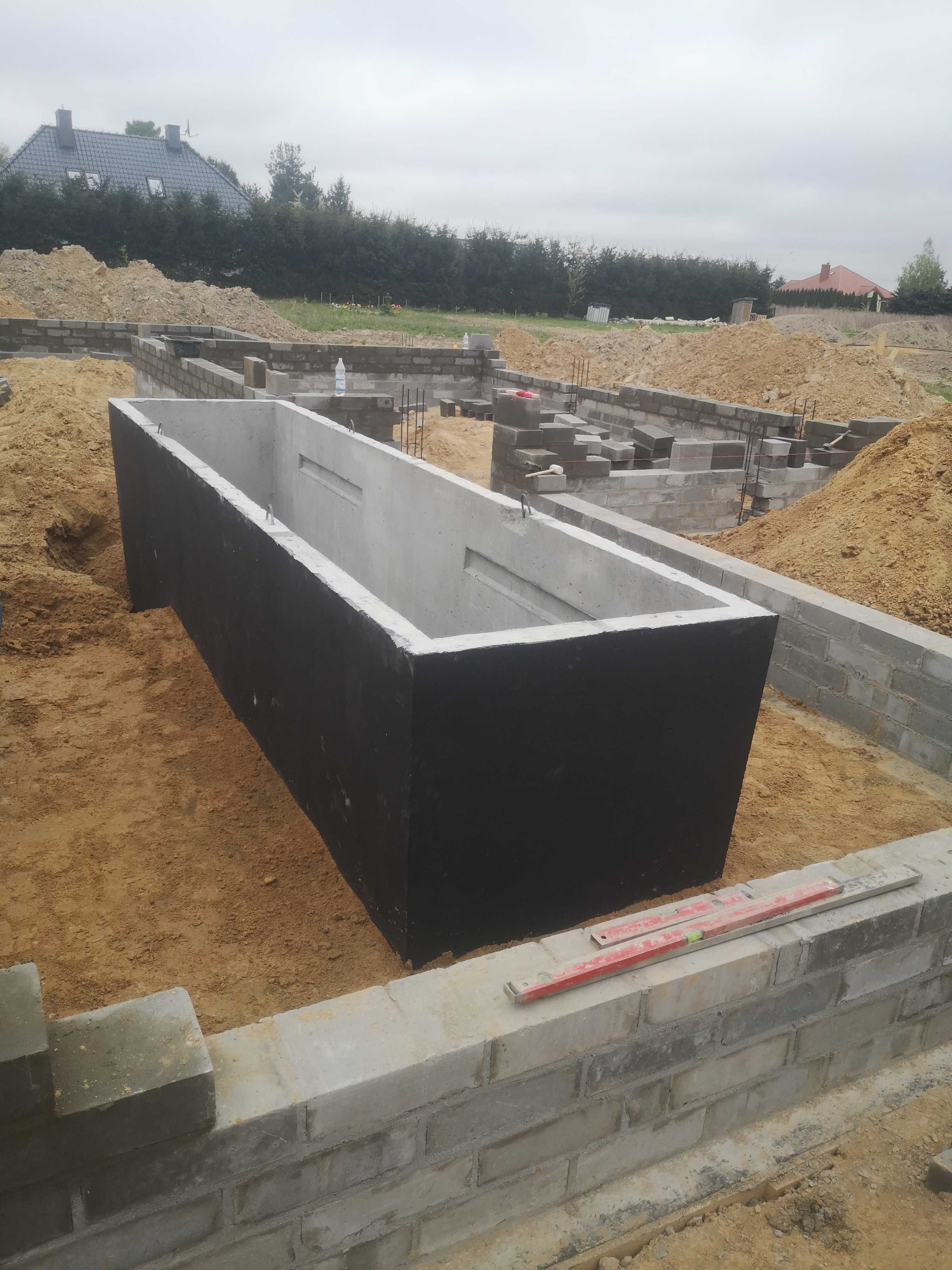 Szambo betonowe 10m3 zbiorniki na deszczówkę PPOŻ piwnice kanały