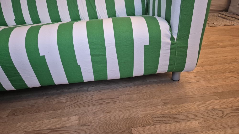 Klippan sofa 2 osobowa nierozkładana nowe obicie Ikea