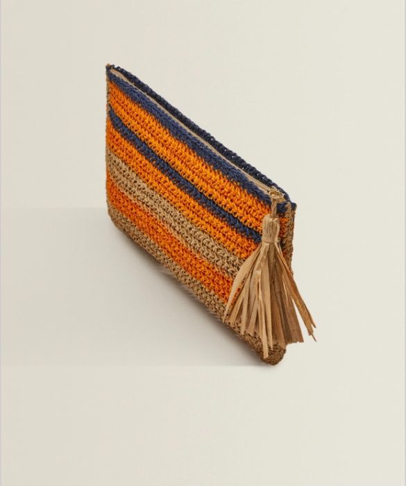 Clutch Multicolorida Zara Home NOVO