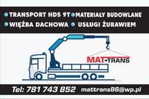 Uslugi transportowe TRANSPORT HDS DŹWIG