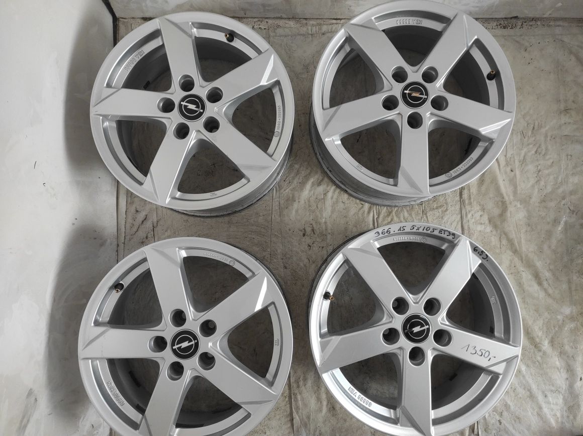 366 Felgi aluminiowe OPEL R 16 5x105 Bardzo Ładne CZUJNIKI