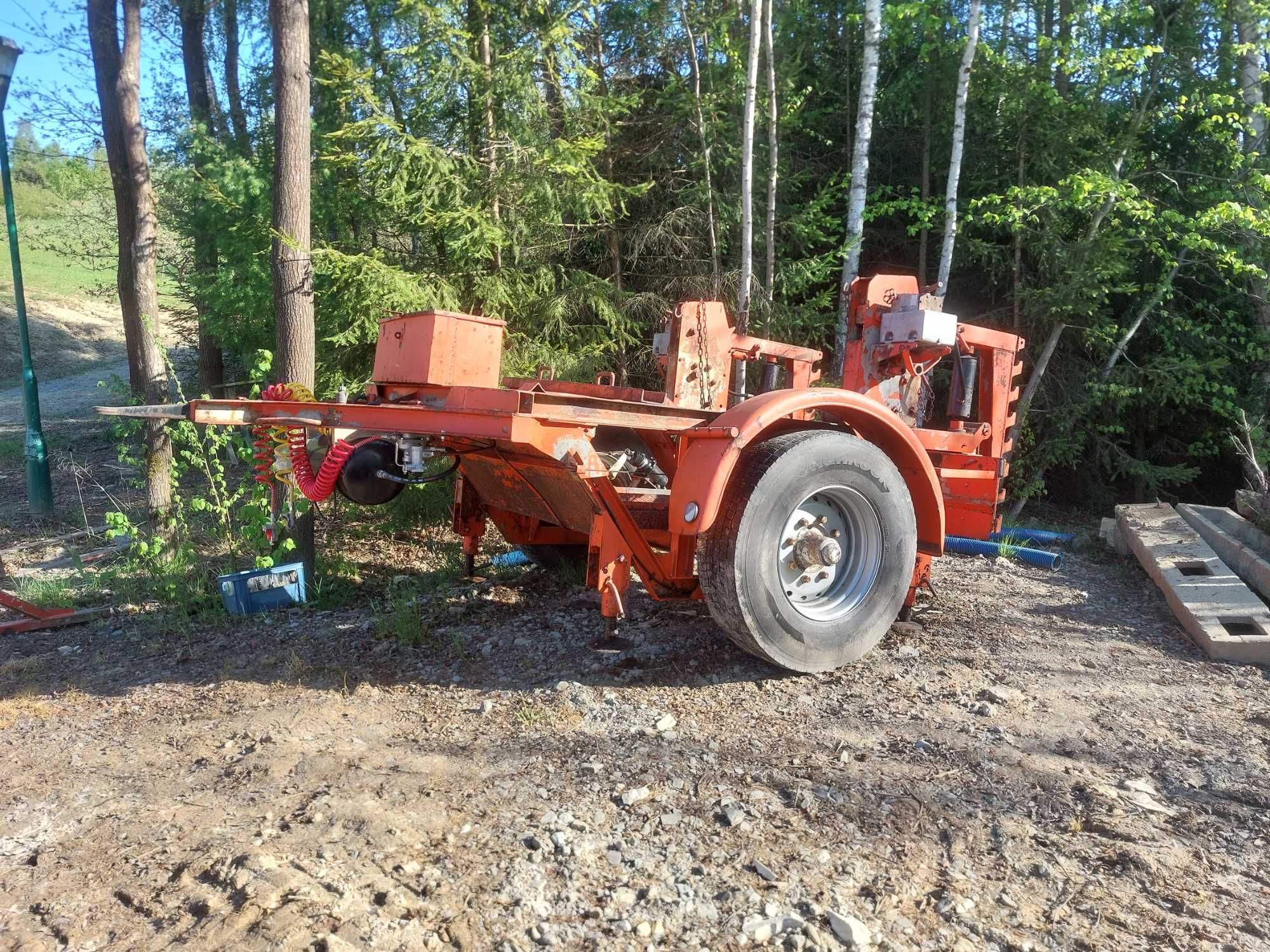 Przyczepa kablowa ciężarowa dhl dmc 5200kg