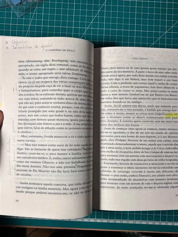 (USADO)O Cemitério de Praga - Umberto Eco