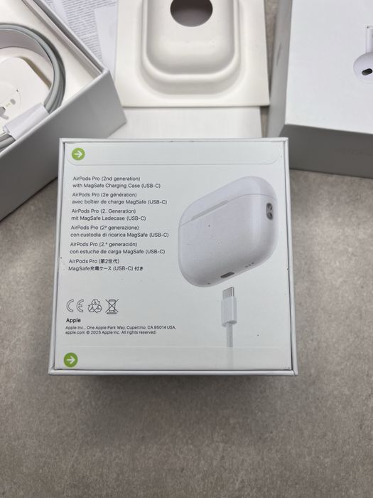 ‼️Наушники AirPods Pro 2 2025 Lux +Шумоподавление‼️[ОПТОМ ДЕШЕВШЕ] ‼️
