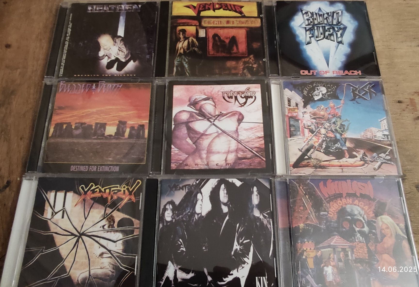 CD метал музика (death/thrash/speed/heavy metal) (частина 1)