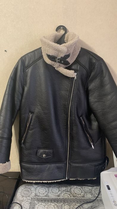 Куртка авіатор зимня довга