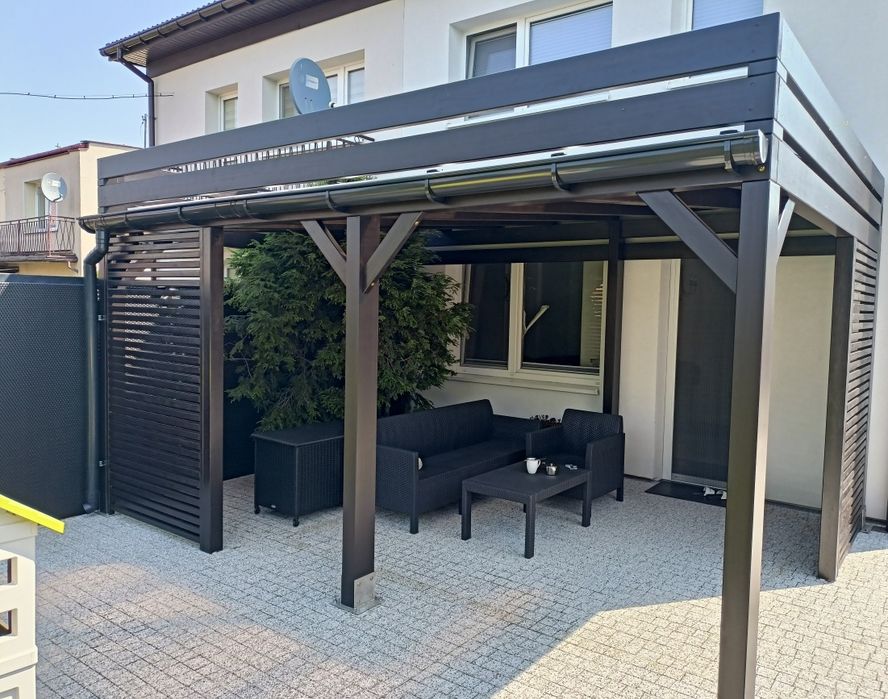 Altanka, wiata, zadaszenie, plac zabaw, sauna.