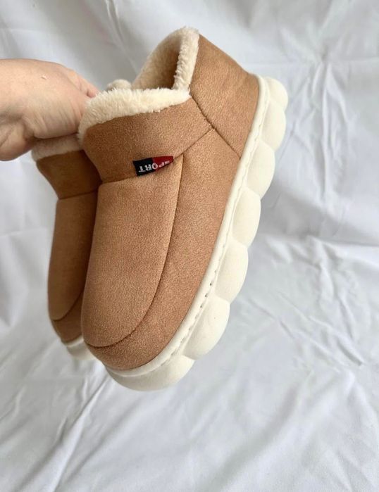 Нові теплі капці на овчині 37 37,5 тапочки