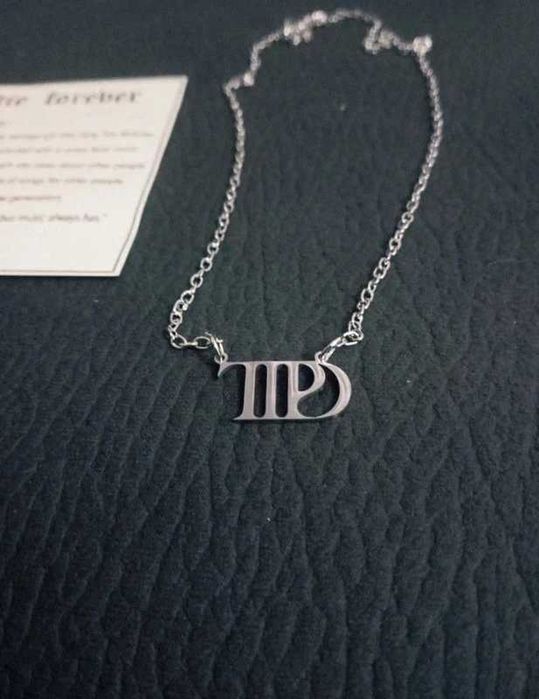 Colar Taylor Swift Prateado - TTPD