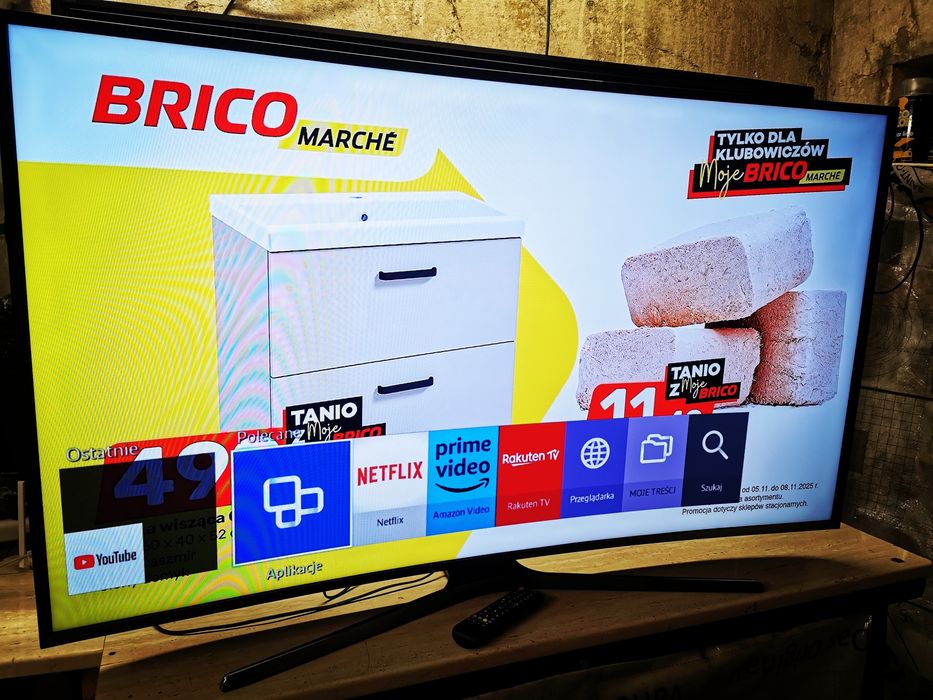 55" Samsung Zakrzywiony 100hz Smart TV wifi netflix youtube telewizor