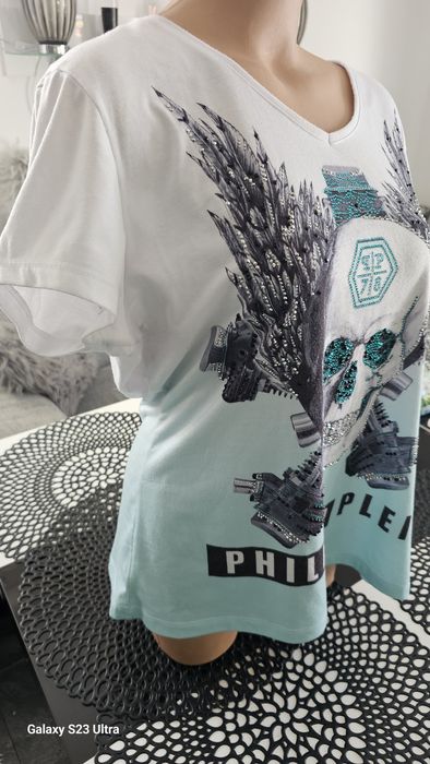 Piękna koszulka damska z czaszką 3XL