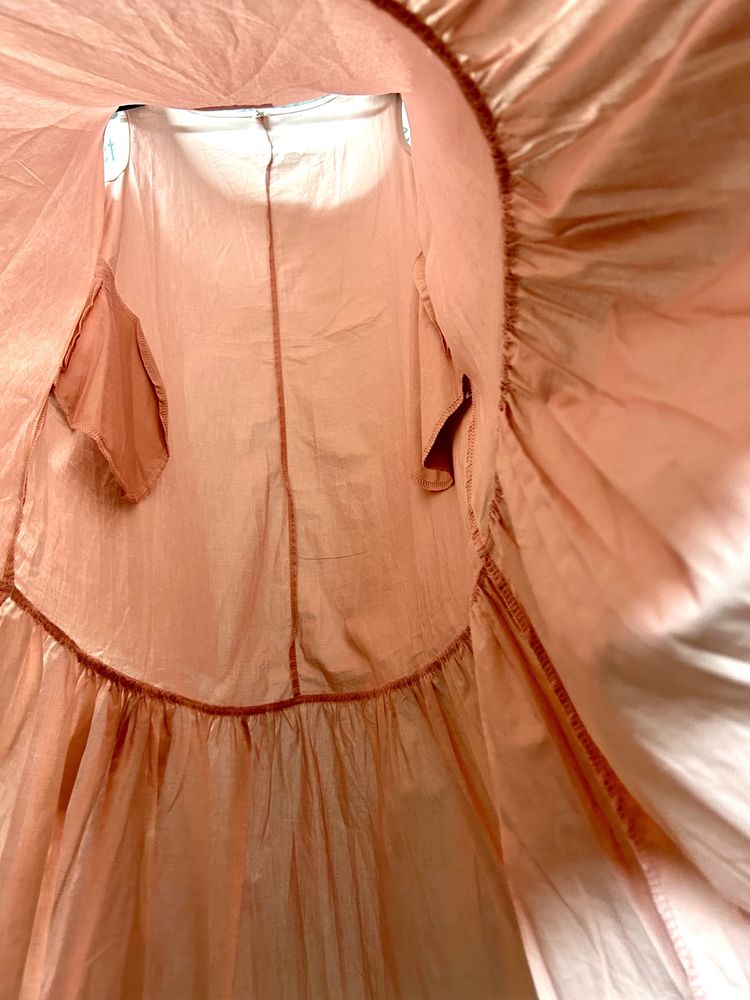Платье сарафан натуральный Сатин, летний сатиновый