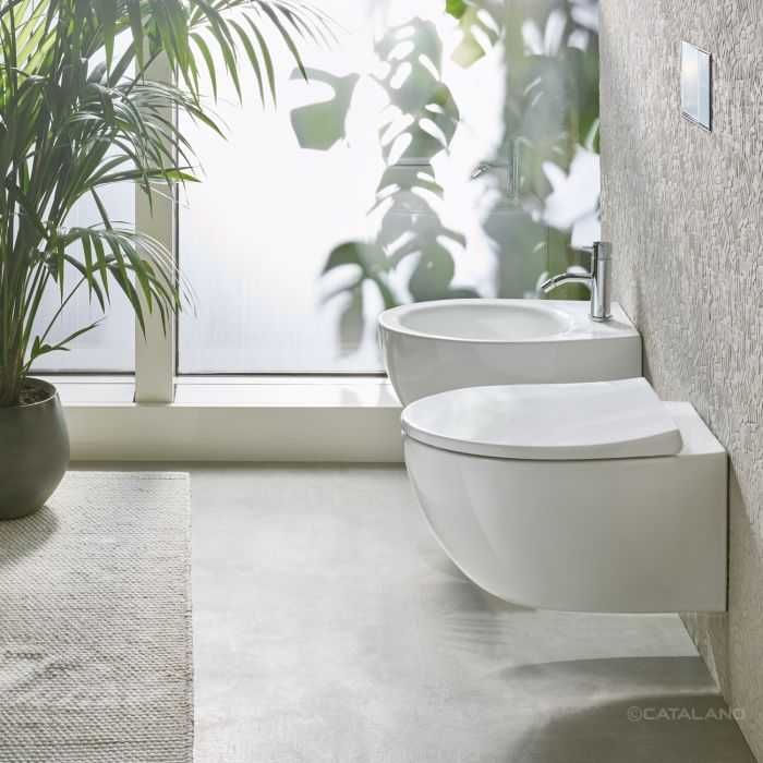 Catalano ITALY Newflush Zestaw miska wisząca WC 52x37cm + deska slim