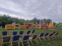 Wynajem leżaków plenerowych, byk RODEO, Karuzela, Dmuchańce, Eurobunge
