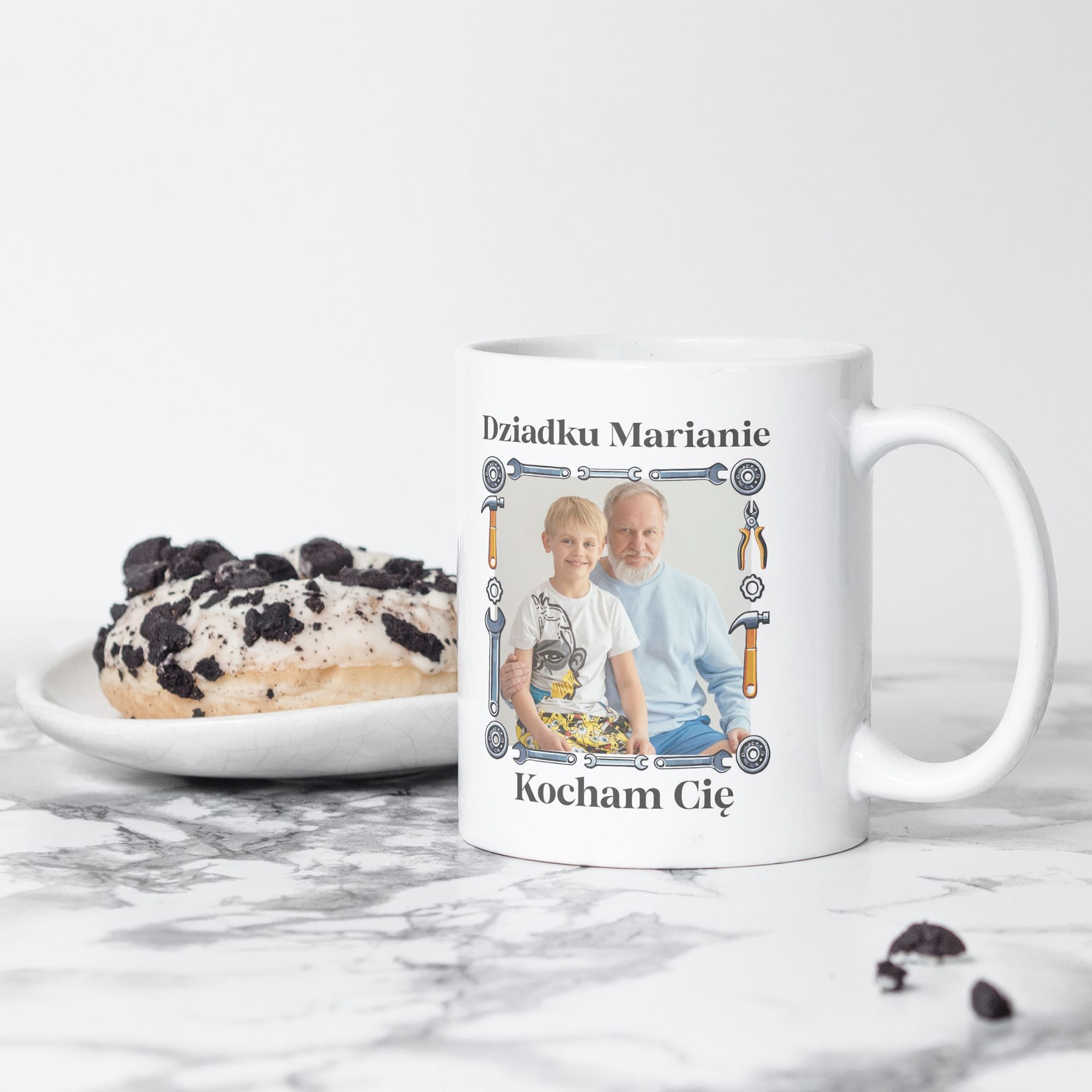 Kubek na Dzień Dziadka personalizowany z Twoim zdjęciem dla Dziadka