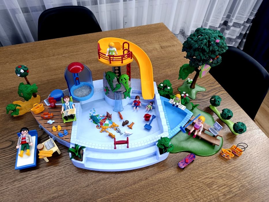 Playmobil basen dużo dodatków relax oryginalny karton