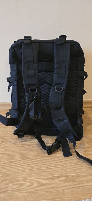 Plecak wojskowy taktyczny system molle czarny 45l