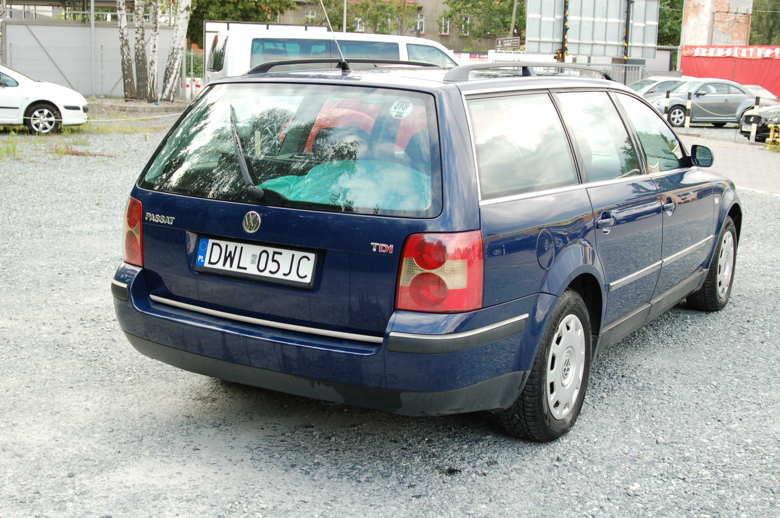 VW Passat B5 FL 1.9 TDi w Dobrym Stanie, Zarejestrowany, Ważny PT i OC