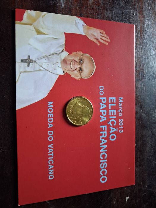 Moeda de ouro Papa Francisco