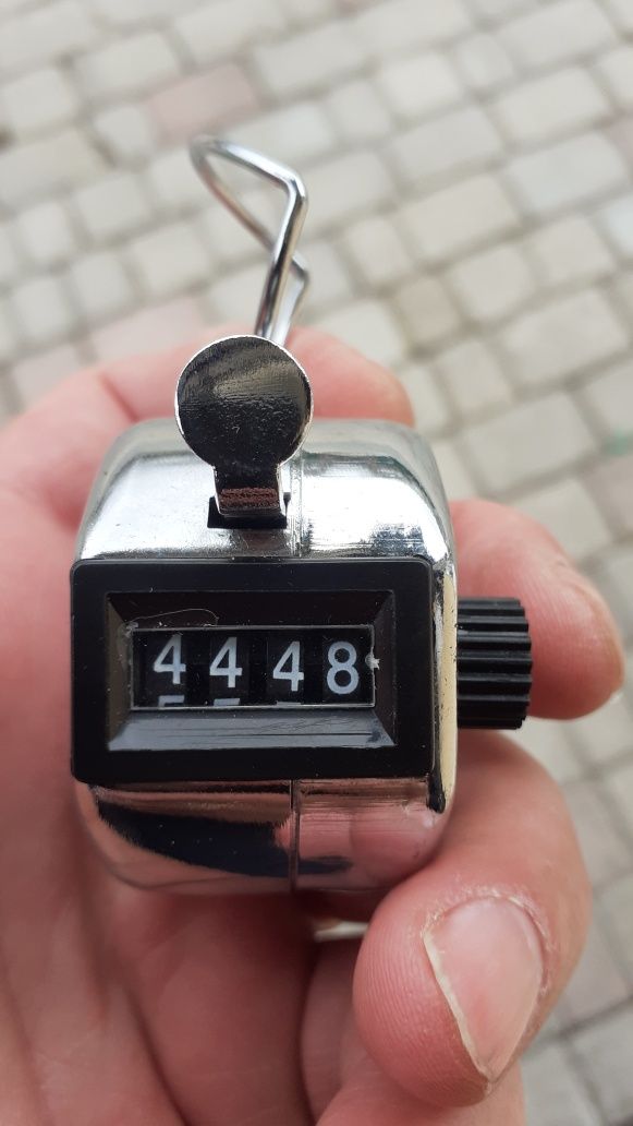 Механический ручной счётчик RESTEQ. Ручной кликер.